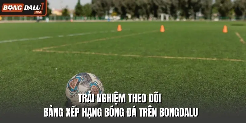 Trải nghiệm theo dõi bảng xếp hạng bóng đá trên Bongdalu
